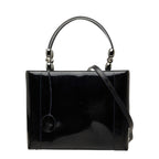 Dior Malice Pearl 2-Way Shoulder Bag Navy Patent Leather