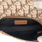 Dior Cactus Jack Travis Scott Saddle Arm Pouch Beige Brown Canvas Leather — view 4