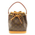Louis Vuitton Mini Noe Monogram Handbag Canvas Brown