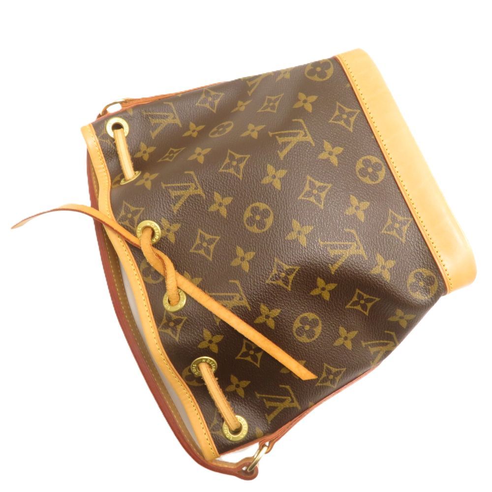 Louis Vuitton Mini Noe Monogram Handbag Canvas Brown — view 4
