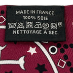 Hermes Scarf Twilly Bordeaux White Black Entre Ciel Et Mer Same — view 3