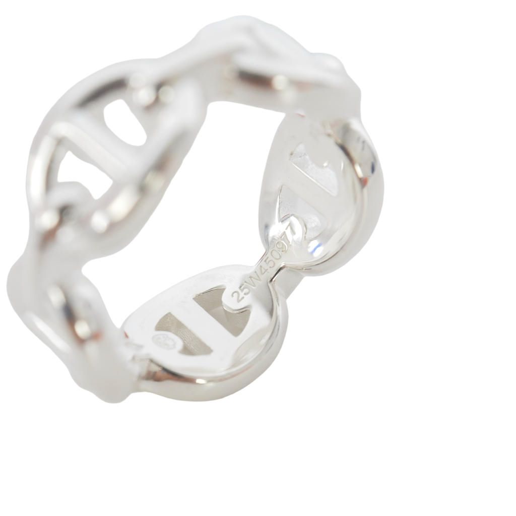 Hermes Enchainee PM Ring 46 Silver — view 4