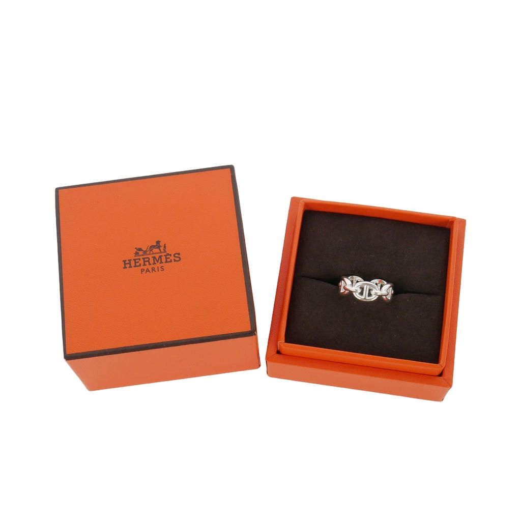 Hermes Enchainee PM Ring 46 Silver — view 7