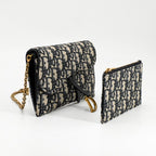 Dior Chain Wallet Saddle Pouch Small — view 2