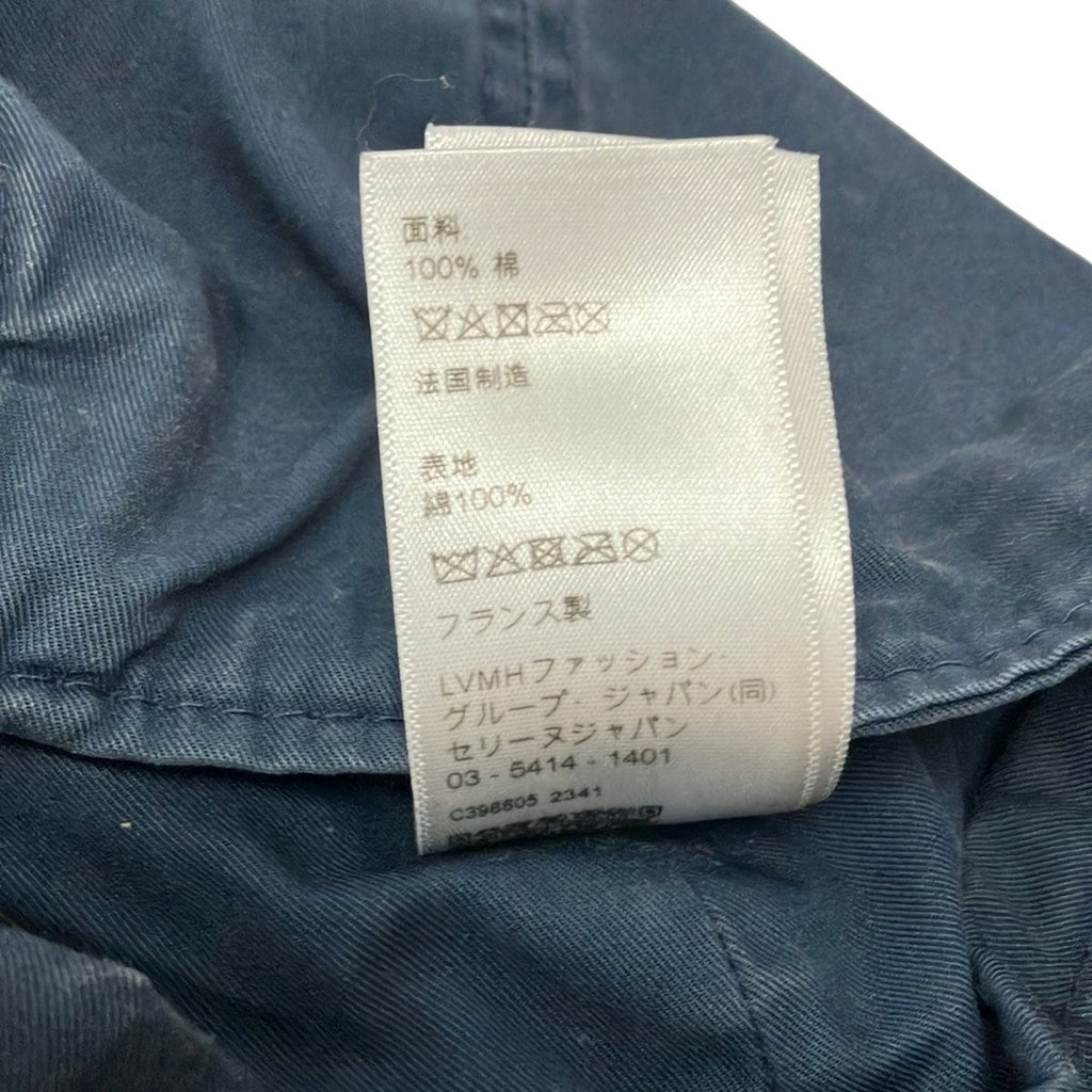 Celine Cap S Navy White Cotton Hat — view 6