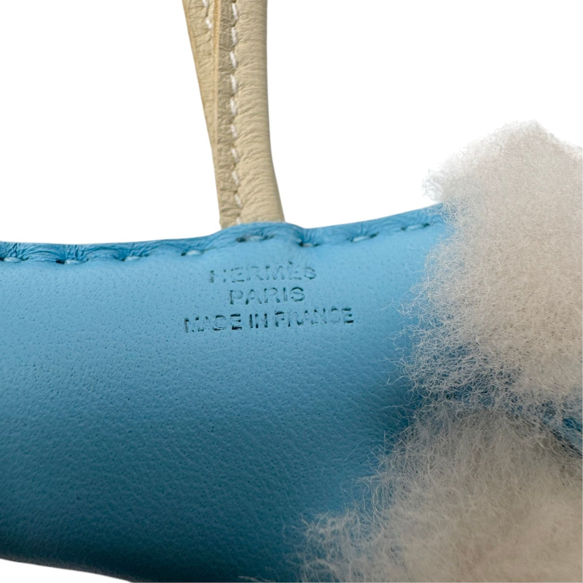 Hermes Buddy Bag Charm Celeste — view 7