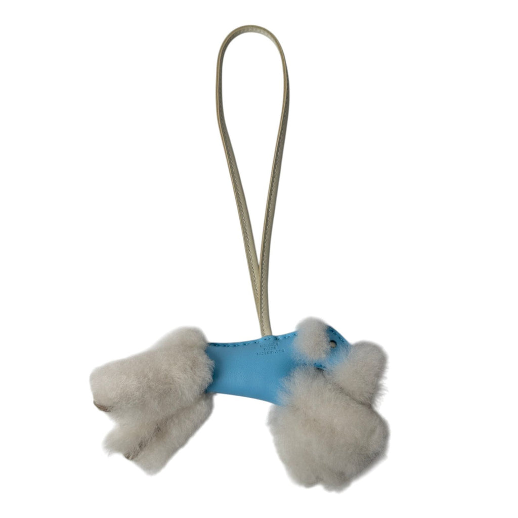 Hermes Buddy Bag Charm Celeste — view 3