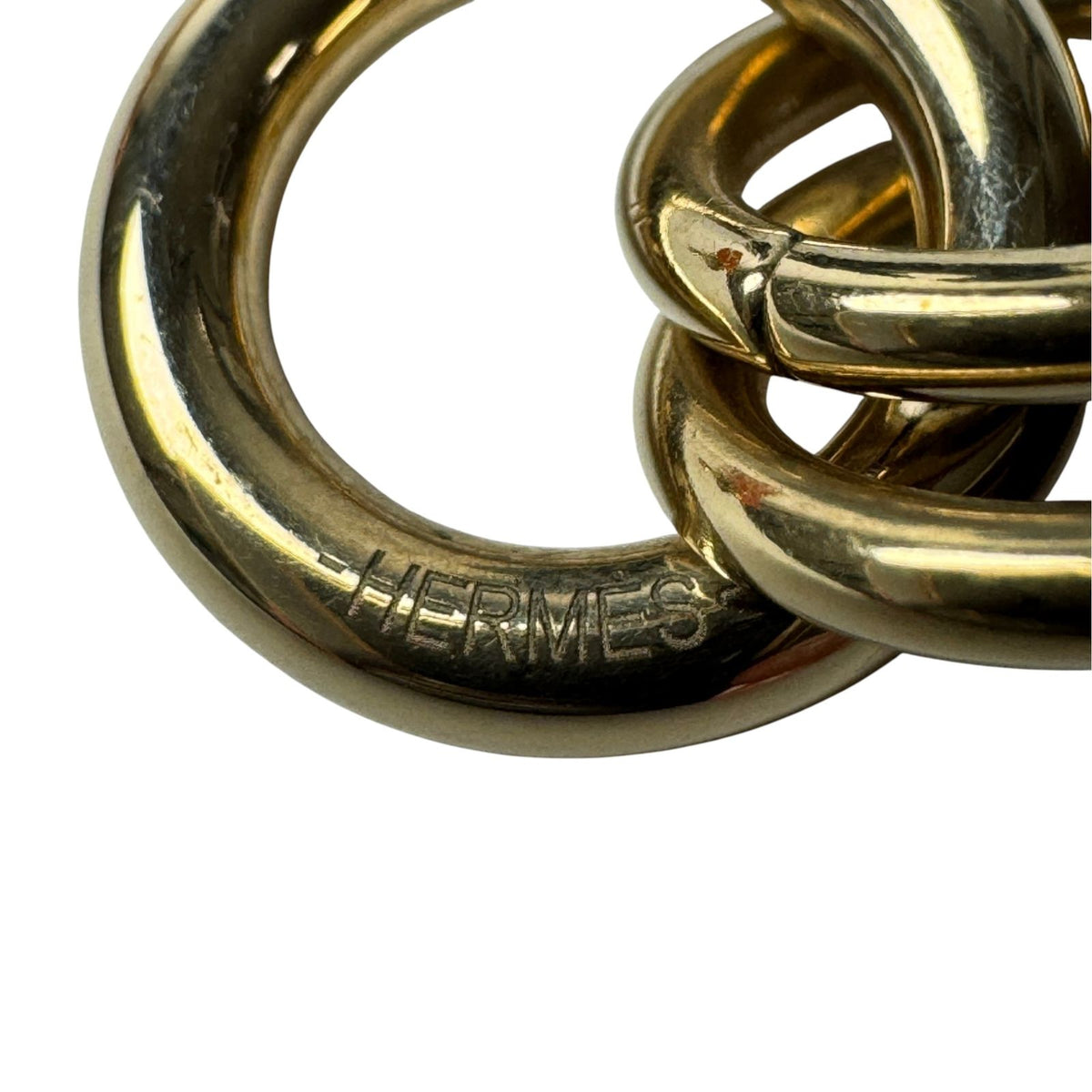 Hermes Liddy Earrings PM Gold Buffalo Horn — view 6