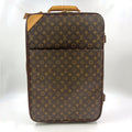 Louis Vuitton Pegase 55 Travel Bag Leather Brown Light Gold