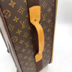 Louis Vuitton Pegase 55 Travel Bag Leather Brown Light Gold — view 8