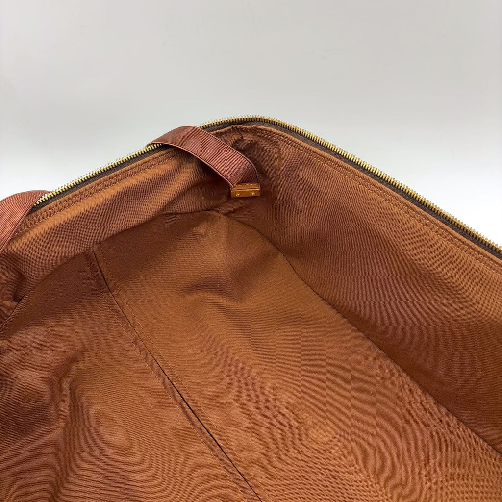 Louis Vuitton Pegase 55 Travel Bag Leather Brown Light Gold — view 6