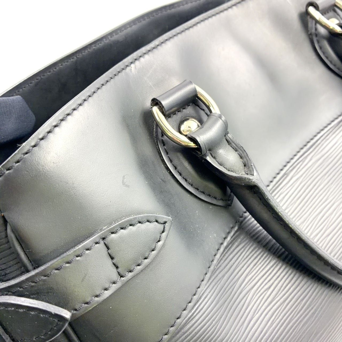 Louis Vuitton Passy PM Epi Noir Leather Black Handbag Silver — view 7