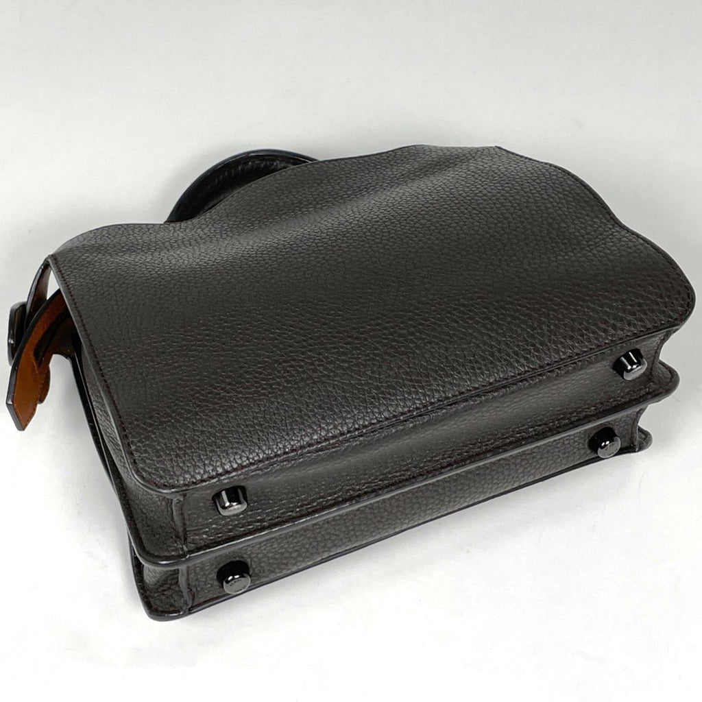 Fendi Handbag Peekaboo ISeeU 2-Way Leather Brown — view 2