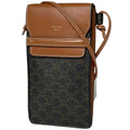 Celine Shoulder Bag Macadam Brown