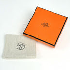 Hermes Earrings Colash Leather Gold Pink — view 5