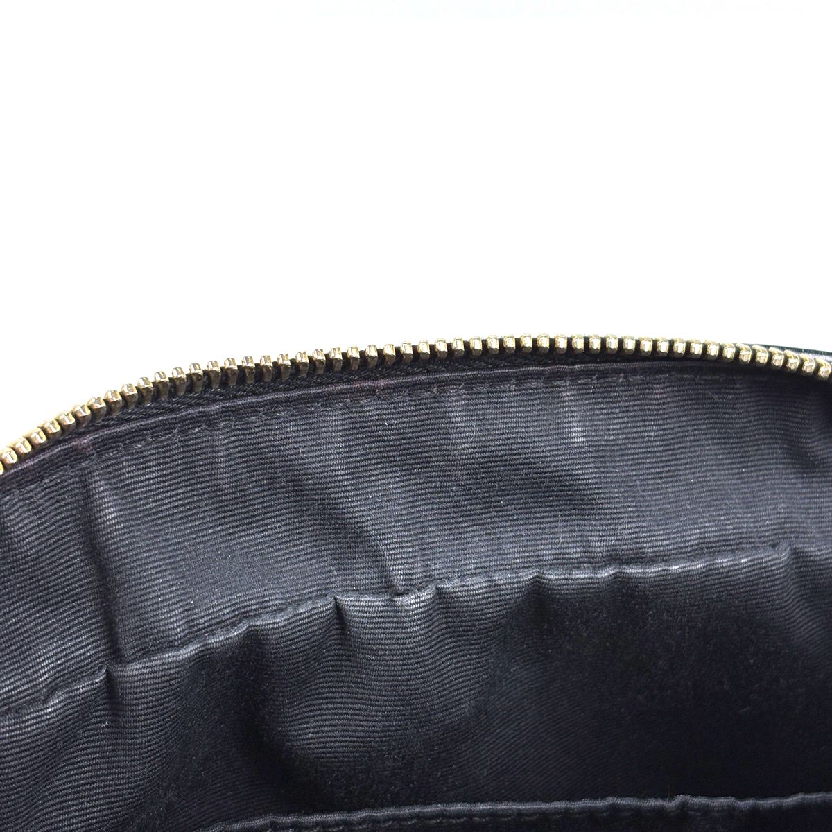 Saint Laurent Shoulder Bag Lou Fringe Leather Black — view 7