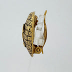 Chanel Earrings CC Logo Gold Plated — view 2