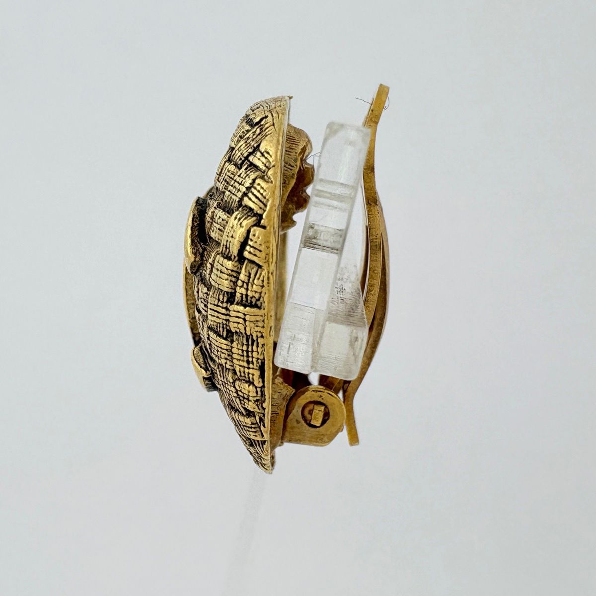 Chanel Earrings CC Logo Gold Plated — view 2