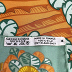 Hermes Scarf Carre 90 White Dark Yellow Multi Armets en Panache — view 3