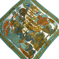 Hermes Scarf Carre 90 White Dark Yellow Multi Armets en Panache