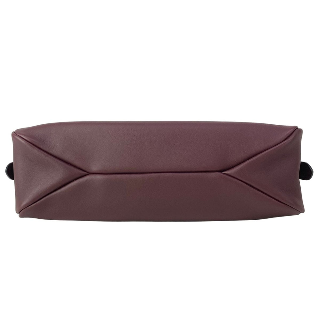 Prada Shoulder Bag Emme Medium Bordeaux Leather — view 5