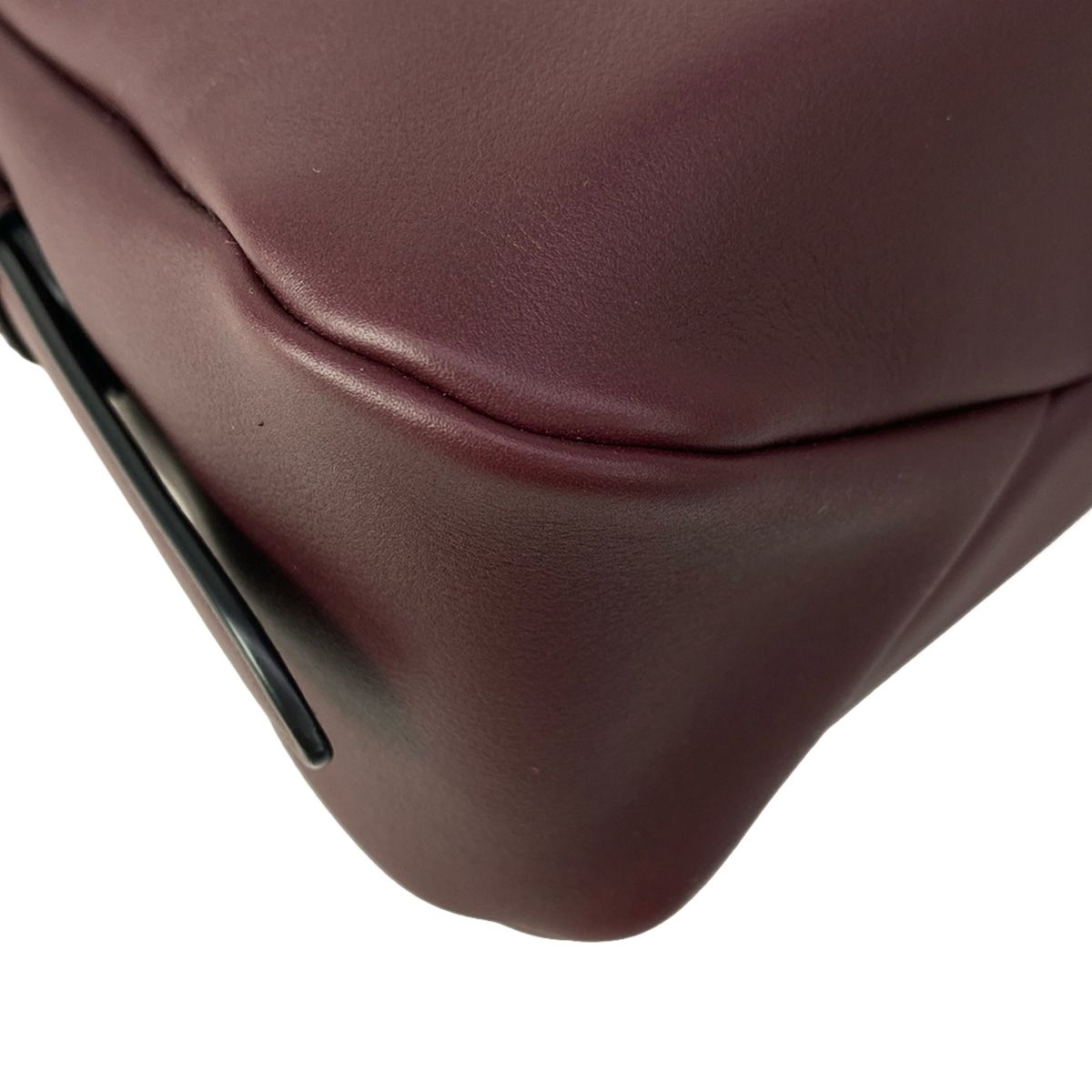 Prada Shoulder Bag Emme Medium Bordeaux Leather — view 7