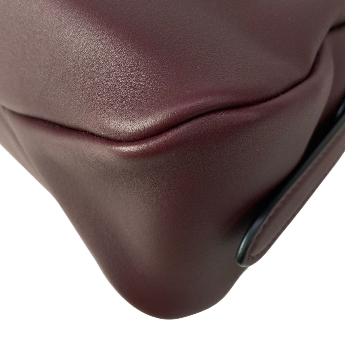 Prada Shoulder Bag Emme Medium Bordeaux Leather — view 8