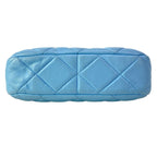 Chanel Shoulder Bag Mini Quilted Light Blue Lambskin — view 5