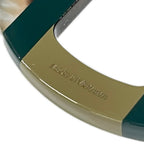 Hermes Necklace H Equipe Leather Dark Brown Gray — view 6