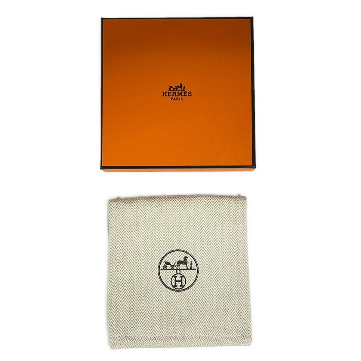 Hermes Necklace H Equipe Leather Dark Brown Gray — view 7
