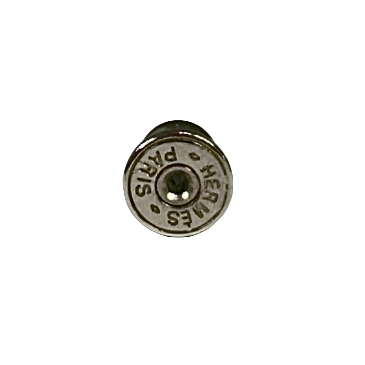 Hermes Earrings H Equipe Dark Brown Gray — view 4
