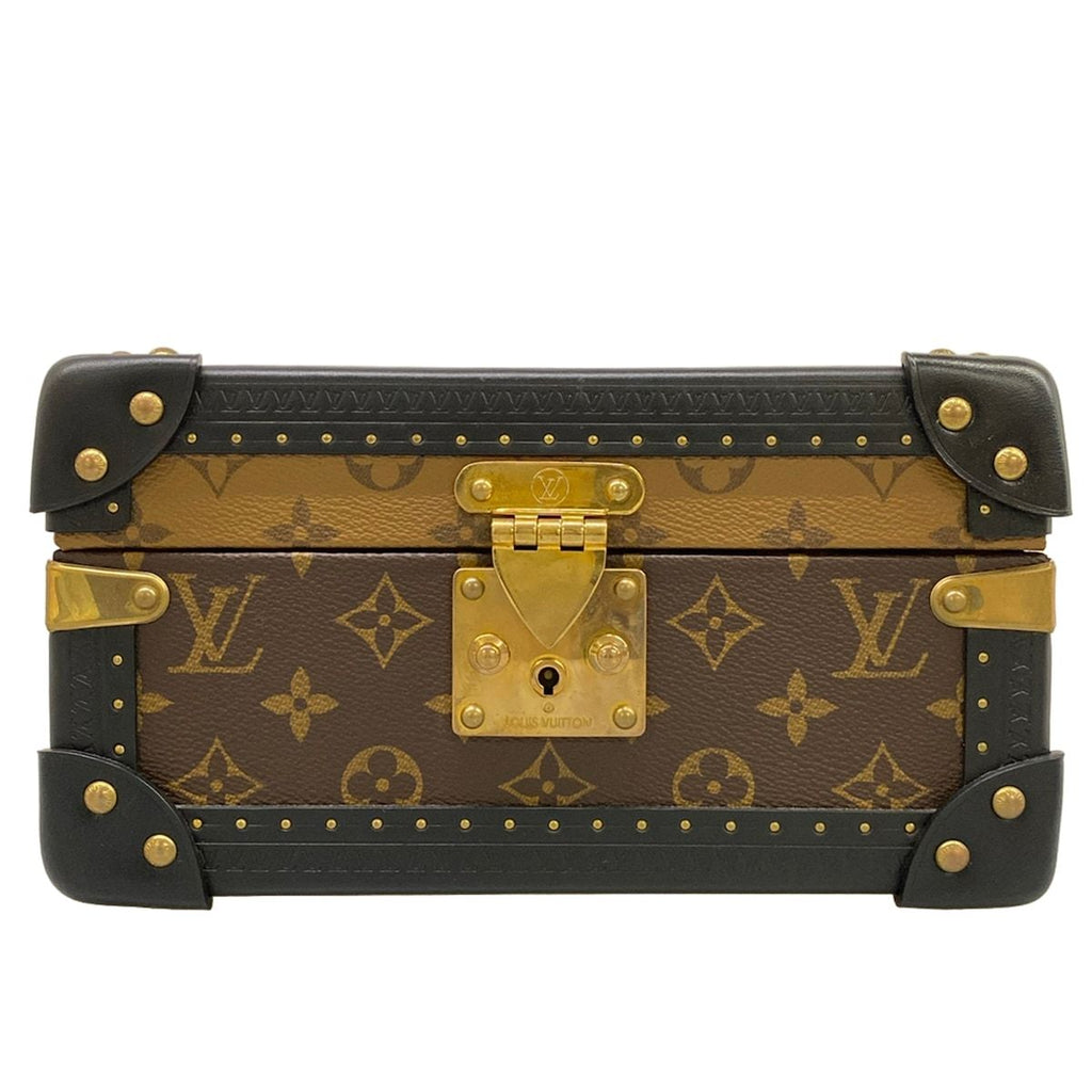 Louis Vuitton Case Coffret Tresor Brown Shoulder Bag