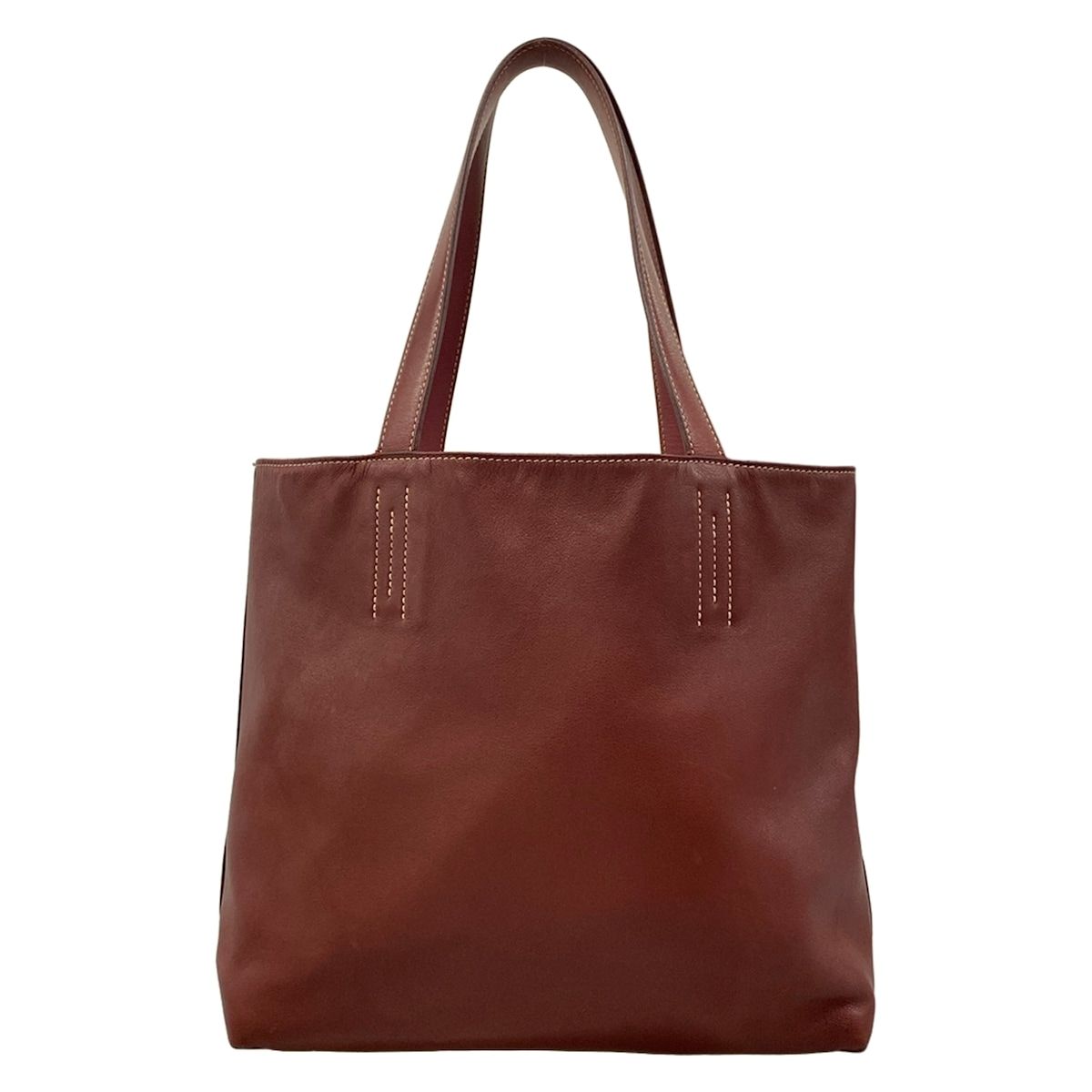 Hermes Tote Bag Double Sens 28 Pink Reversible — view 3
