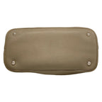 Prada Tote Bag Gray Beige Leather — view 5