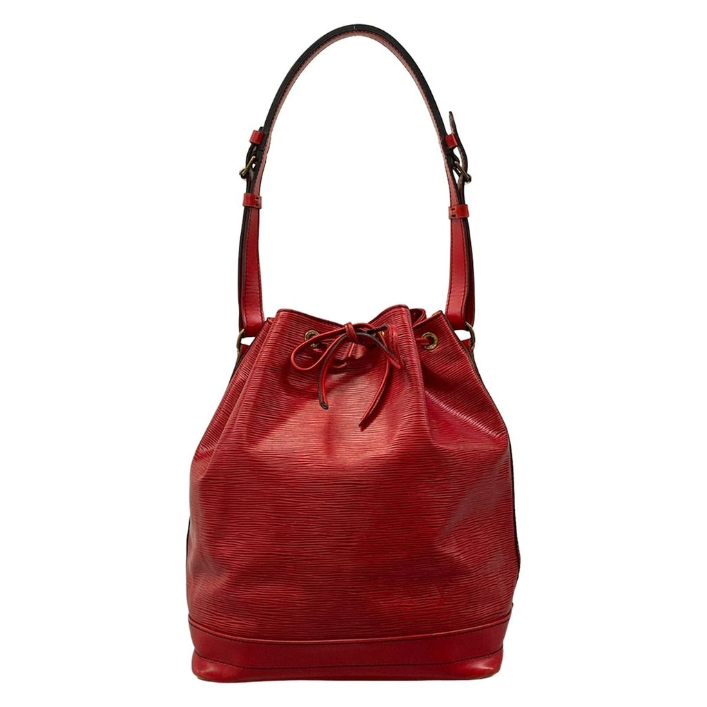 Louis Vuitton Shoulder Bag Epi Noe Castilian Red Leather