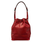 Louis Vuitton Shoulder Bag Epi Noe Castilian Red Leather