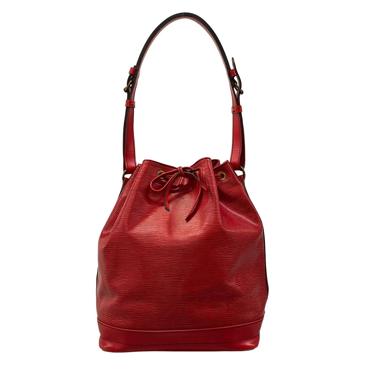 Louis Vuitton Shoulder Bag Epi Noe Castilian Red Leather