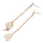Hermes Earrings Kelly Clochette Diamond 00 18k Pink Gold — view 3