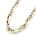 Hermes Necklace Chaine D'ancre GM Silver 29 Links