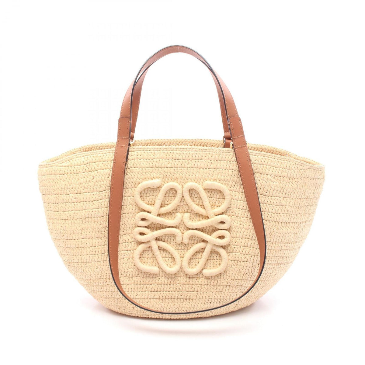 Loewe Tote Eclipse Basket Medium Leather Shoulder Bag