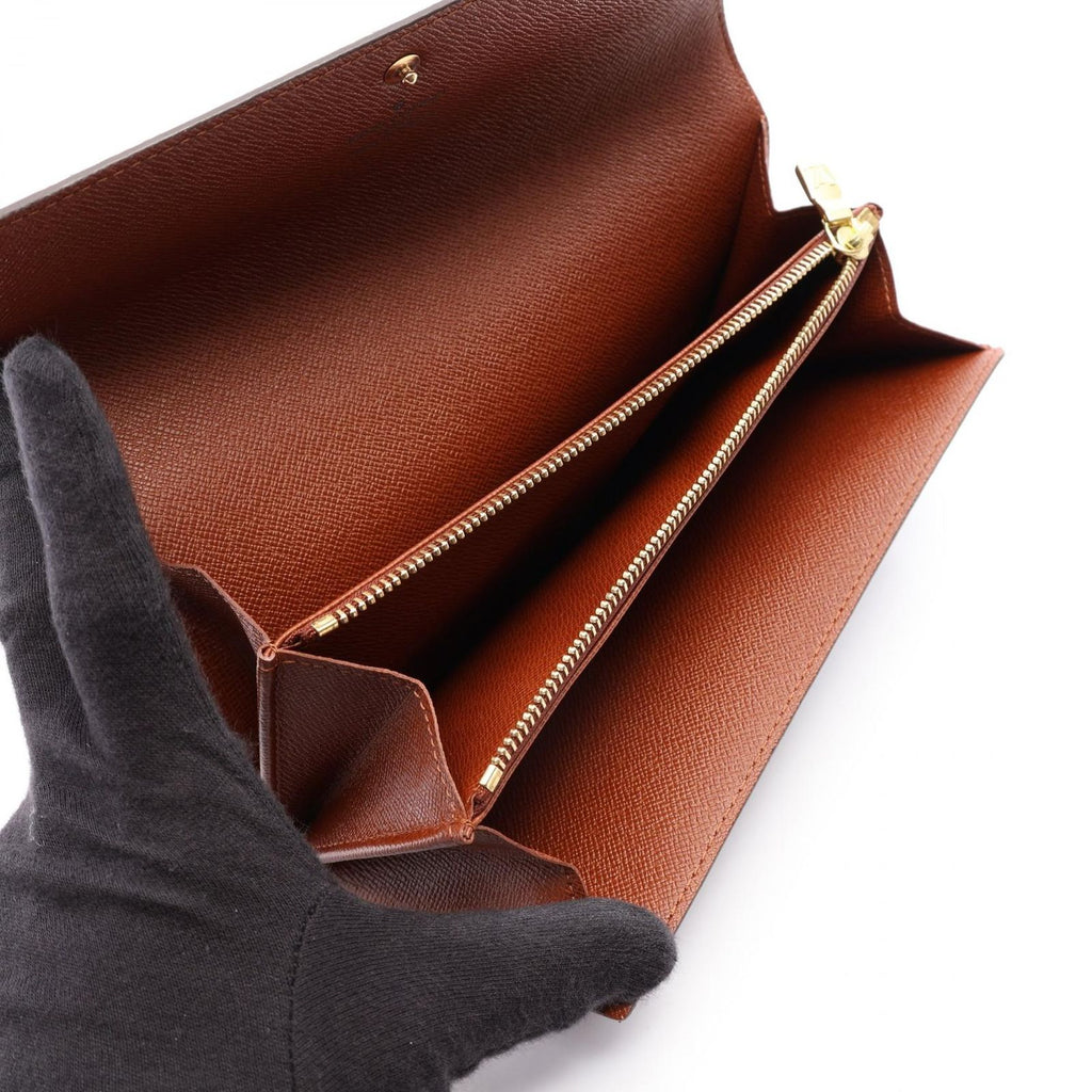 Louis Vuitton Bifold Wallet Pochette Porte Monnaie Credit Monogram Leather — view 3