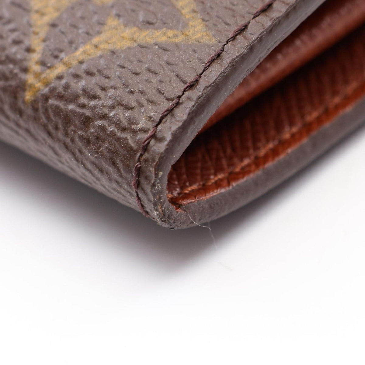 Louis Vuitton Bifold Wallet Pochette Porte Monnaie Credit Monogram Leather — view 7