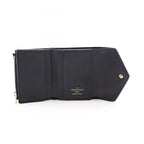 Louis Vuitton Trifold Wallet Portefeuille Zoe Monogram Empreinte Noir Leathere — view 3