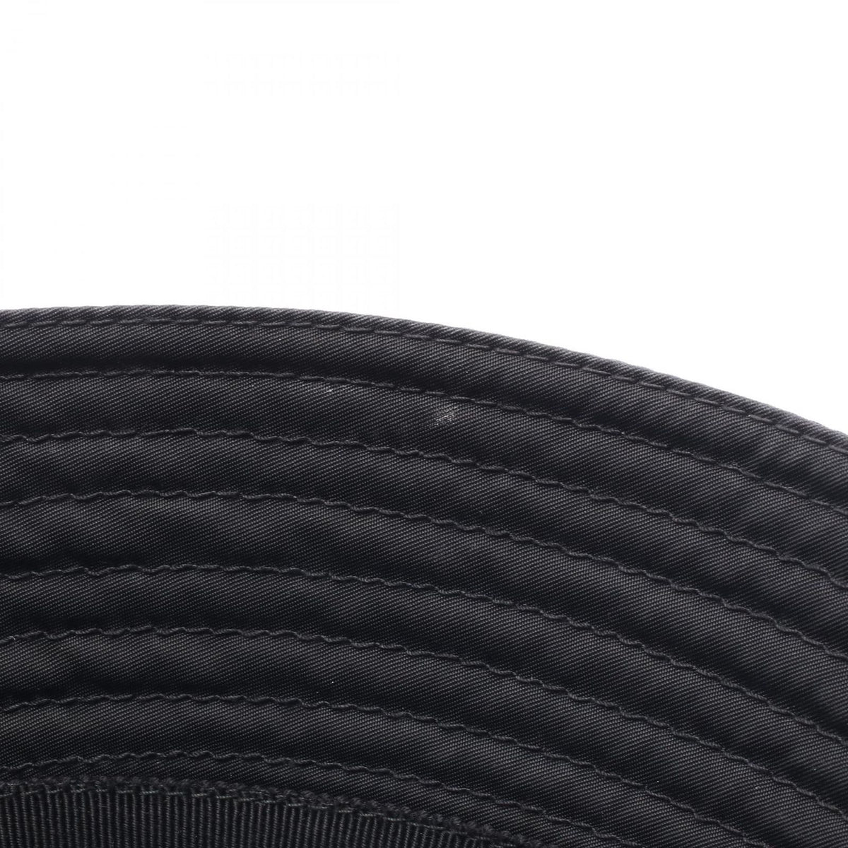 Prada Hat Re-Nylon Triangle Plate Bucket Nylon Hat — view 6