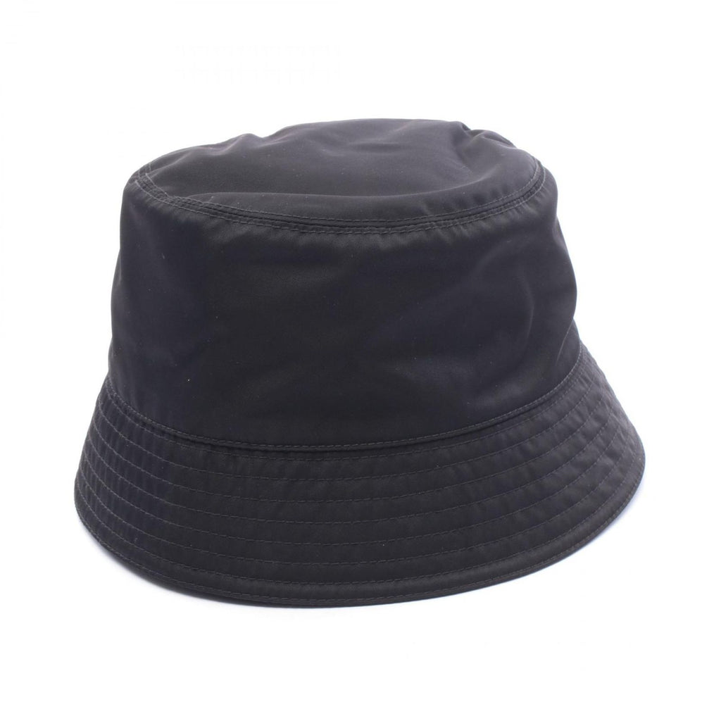 Prada Hat Re-Nylon Triangle Plate Bucket Nylon Hat
