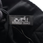 Hermes Handbag Saxo MM Ecru Black — view 4