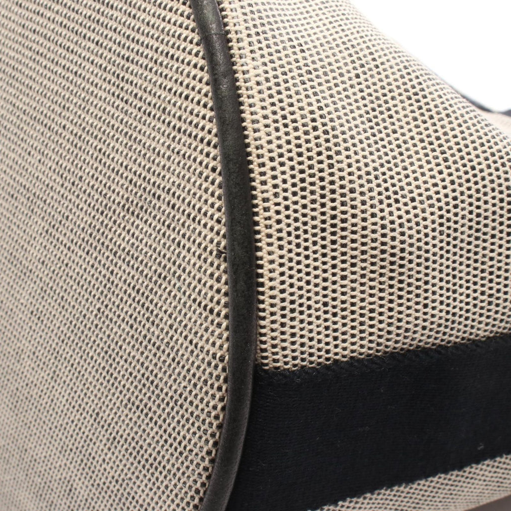 Hermes Handbag Saxo MM Ecru Black — view 6