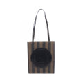 Fendi Tote Bag Pecan Khaki Brown Leather Shoulder