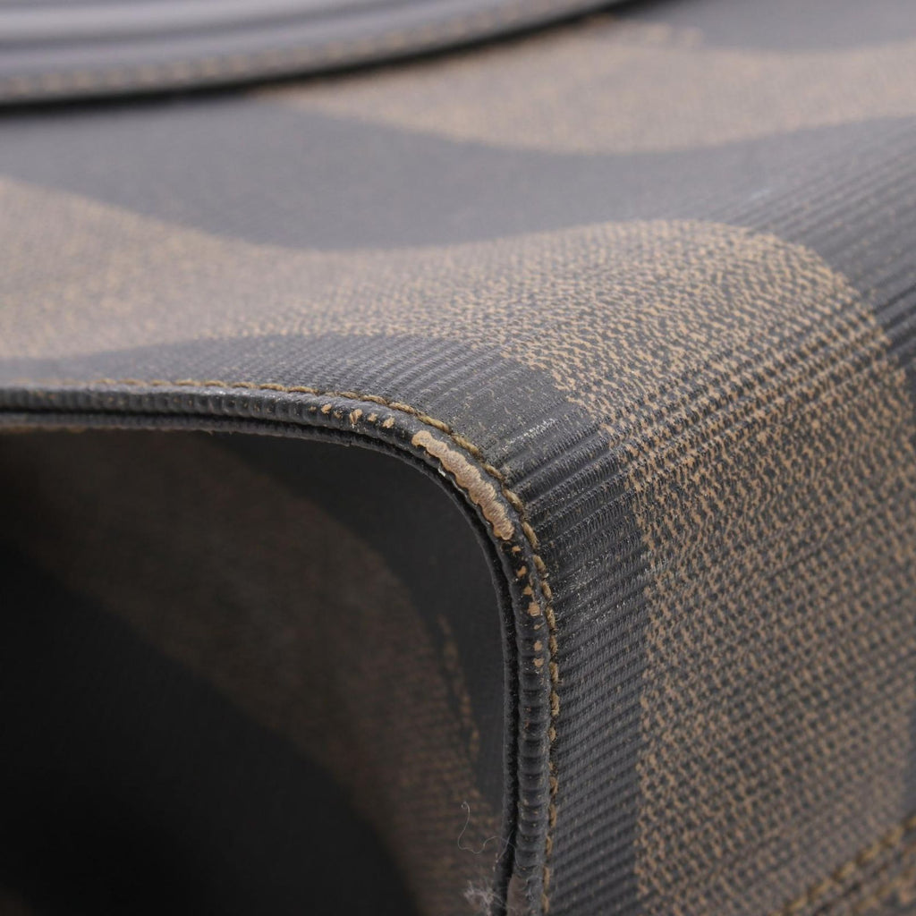 Fendi Tote Bag Pecan Khaki Brown Leather Shoulder — view 6