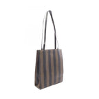 Fendi Tote Bag Pecan Khaki Brown Leather Shoulder — view 2